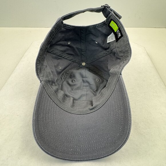 Nike Heritage86 Adjustable Baseball Cap Gray Black Embroidered Logo Strap Back - Picture 5 of 10